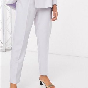 ASOS Design tapered suit pants in lavender NWOT